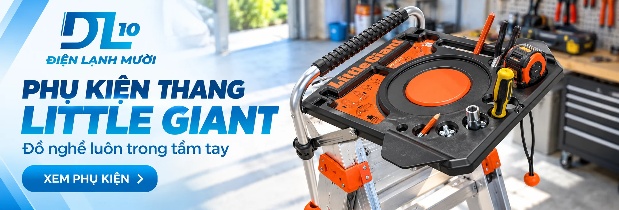 Phụ kiện thang Little Giant AirDeck cho thợ chuyên nghiệp
