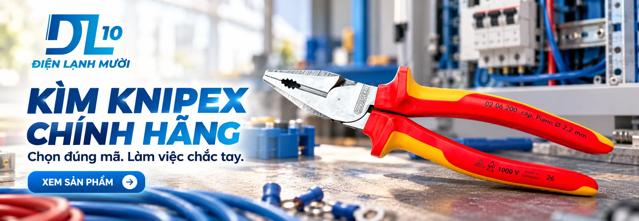 Kìm Knipex chính hãng cho thợ điện