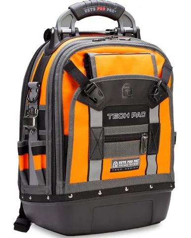 Ba Lô Veto Tech Pac Hi-Viz Orange 24 Lít Đựng Máy Móc & Dụng Cụ Cầm Tay