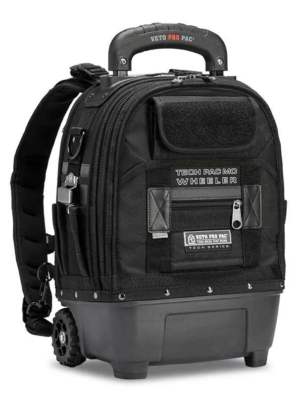 Ba lô Veto Tech Pac MC Wheeler Blackout Có Bánh Xe Kéo Dung Tích 27L