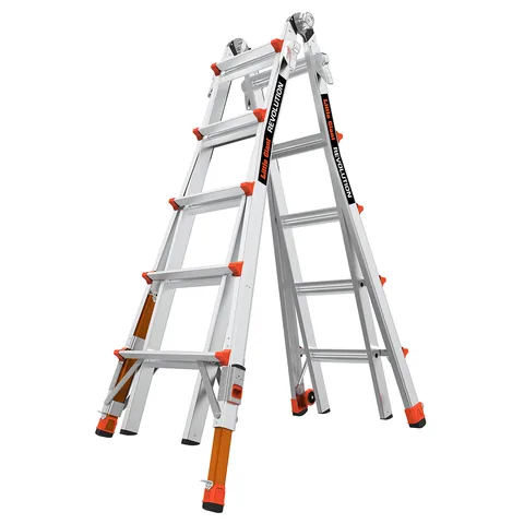 Revolution 13122-801 Thang Nhôm Little Giant 5 Bậc Chân Cân Bằng - Nhập Khẩu Mỹ