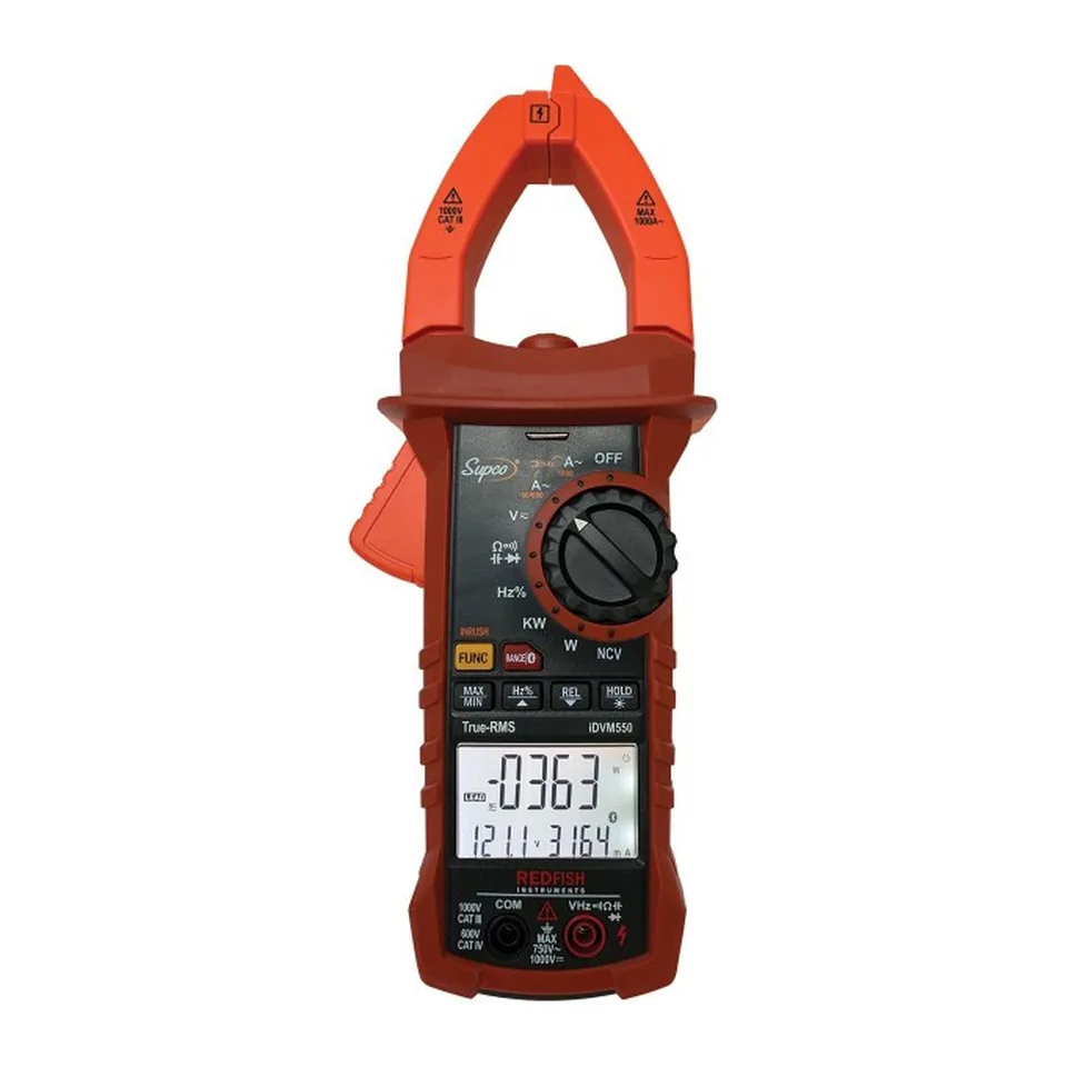 Ampe kìm công suất không dây Bluetooth Redfish iDVM 550, True RMS