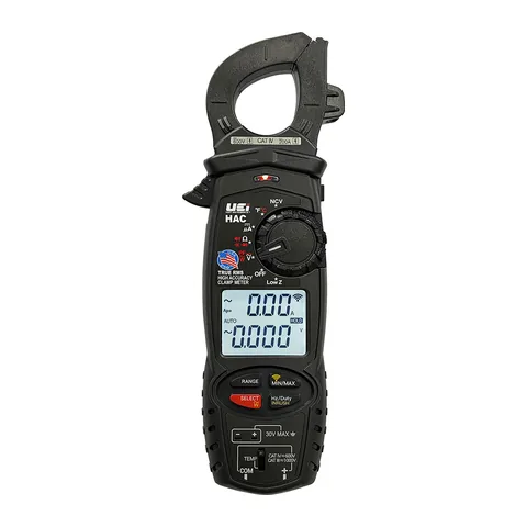 Ampe kìm True RMS độ chính xác cao UEi HAC đo hệ số công suất, công suất W, dòng nhỏ 200A