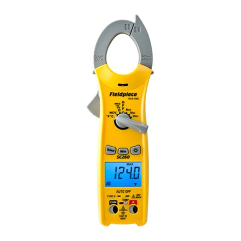 Ampe kìm True RMS nhỏ gọn cho điện lạnh Fieldpiece SC260, 400A