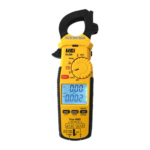 Ampe kìm True RMS UEi DL589 đo dòng DC, dòng khởi động (inrush), có nam châm