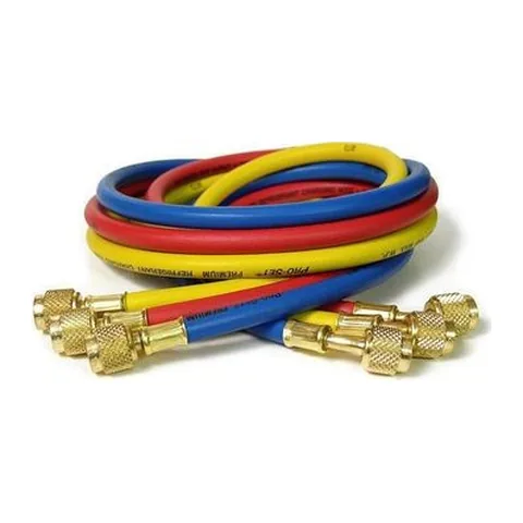 Bộ 3 dây nạp gas 1/4" dài 5 ft có van chống xả ngược CPS HP5A (dùng R-410A)