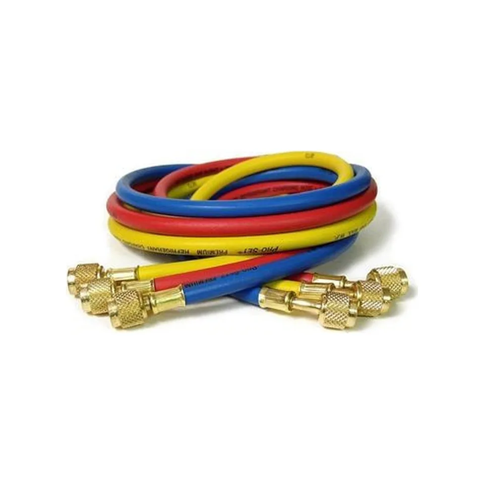 Bộ 3 dây nạp gas 1/4" dài 5 ft có van chống xả ngược CPS HP5A (dùng R-410A)