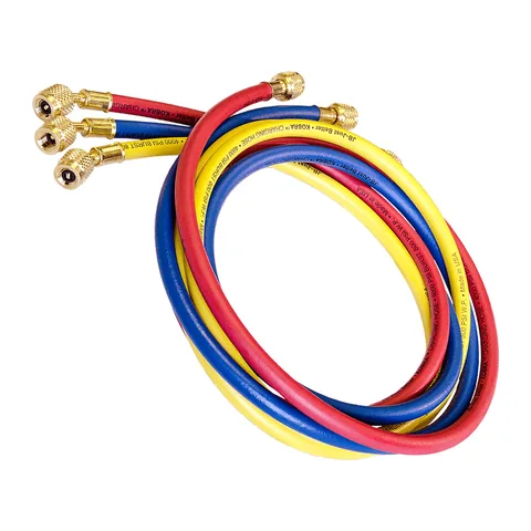 Bộ 3 dây nạp gas JB Industries KOBRA CCLE-A2L-60 dài 60", đầu nối A2L, 1/4" x 1/4"