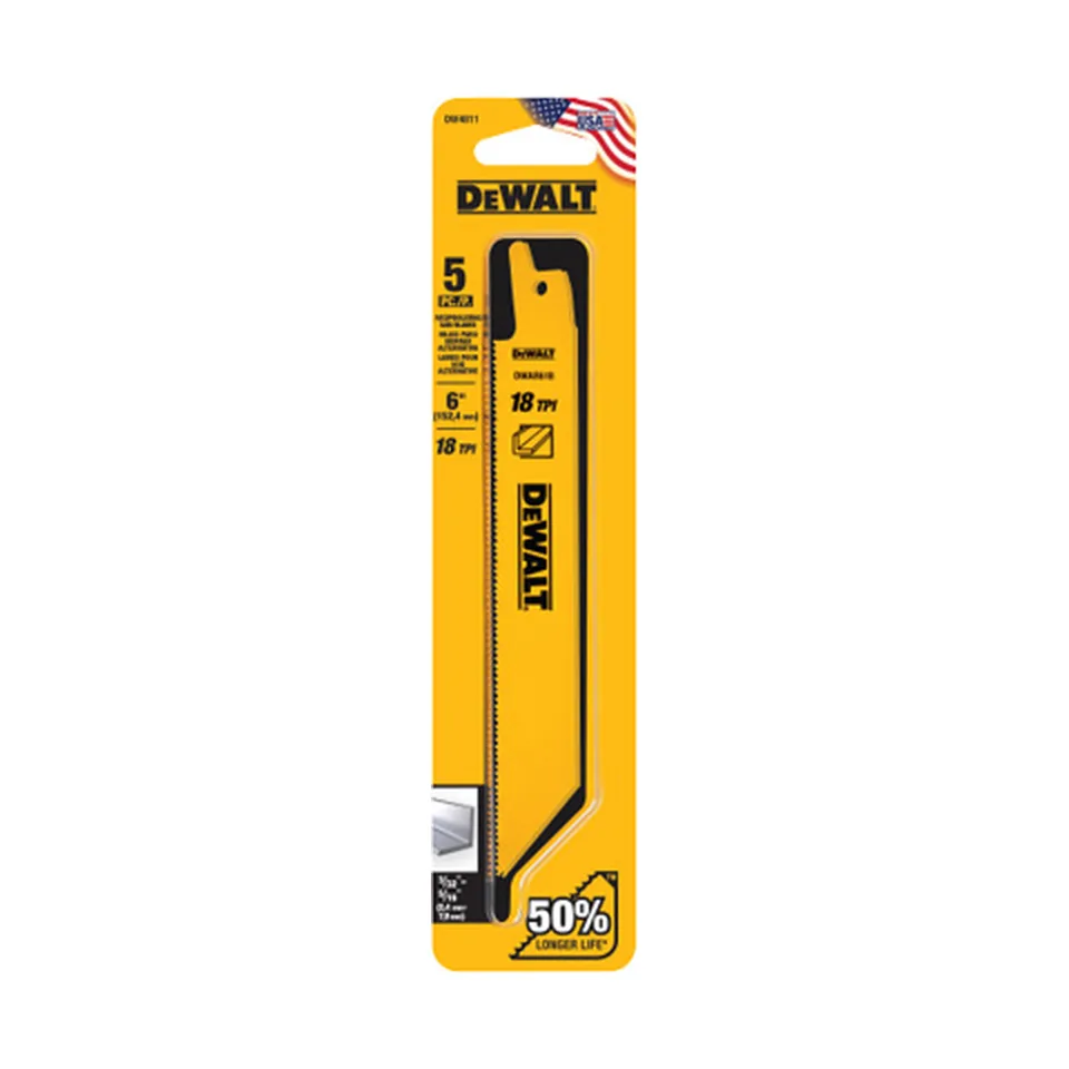 Bộ 5 lưỡi cưa kiếm Dewalt DW4811
