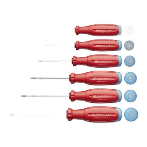 Bộ 6 Tua Vít PB Swiss Tools Evo 38400 Mũi Hoa Thị Torx
