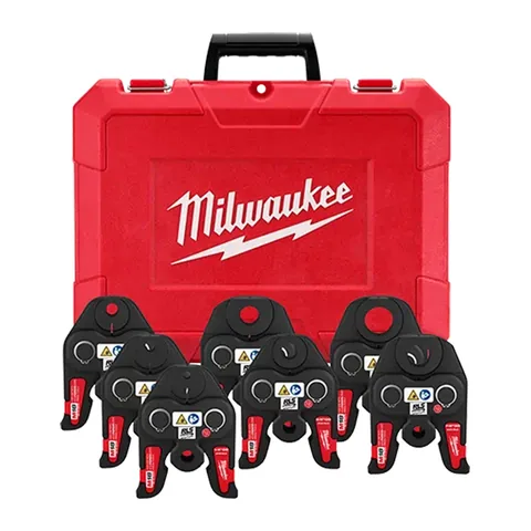 Bộ 7 ngàm ép ống đồng lạnh Milwaukee 49-16-2662R RLS ACR cỡ 1/4" - 1-1/8" cho máy ép M18 FORCE LOGIC