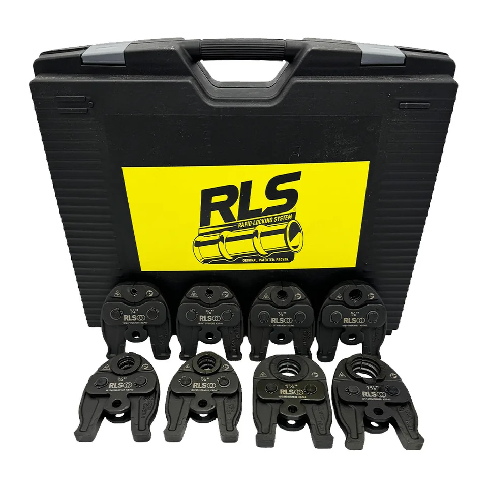 Bộ 8 ngàm ép ống đồng lạnh Klauke RLS 19kN, cỡ 1/4" - 1-3/8"