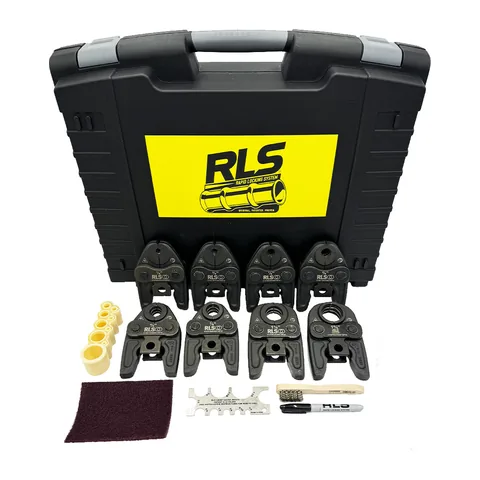 Bộ 8 ngàm ép ống đồng lạnh Klauke RLS 32kN, cỡ 1/4" - 1-3/8"