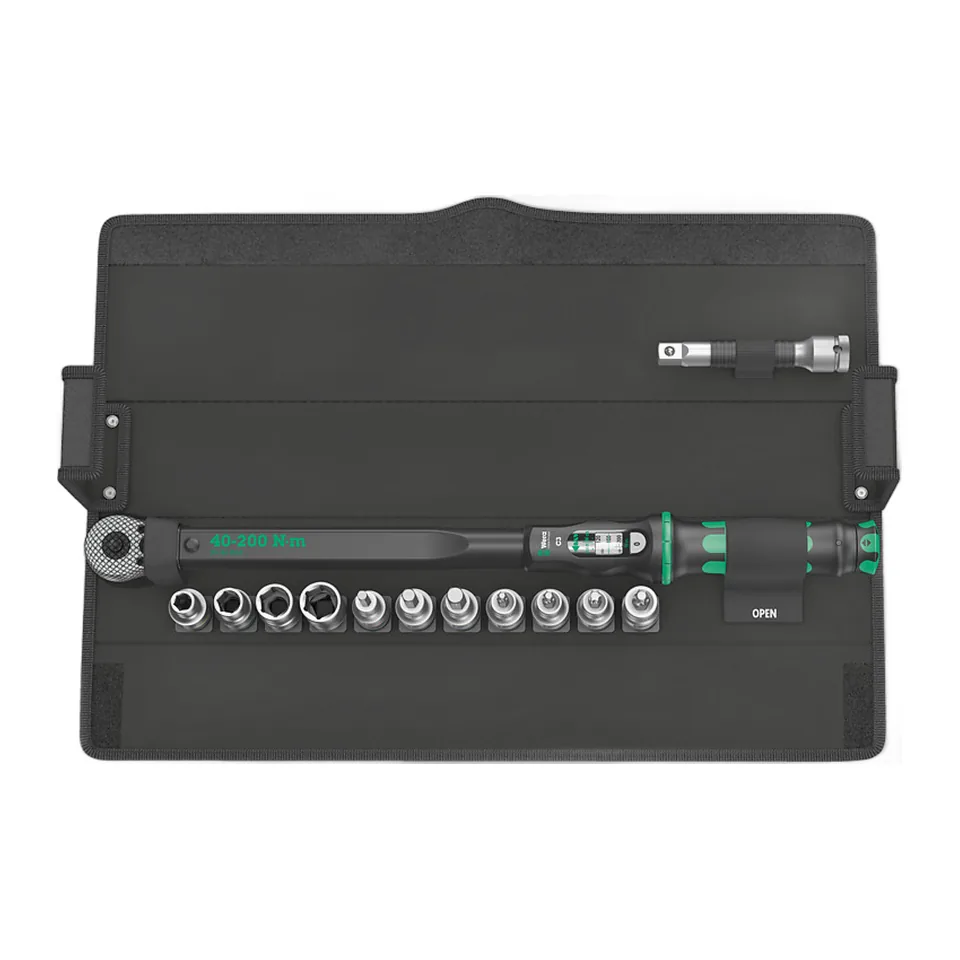 Bộ Cần Siết Lực Wera 1/2" Click-Torque C 3 Set 1 Dải Lực 40-200 Nm - SKU 075680