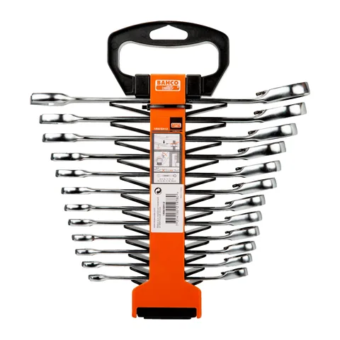 Bộ Cờ Lê Tự Động 15° Hệ Mét 12 Chiếc Bahco