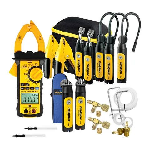 Bộ đầu đo không dây Job Link chuyên nghiệp Fieldpiece cho measureQuick, kèm đồng hồ điện CPS VOLT-100 và chênh áp