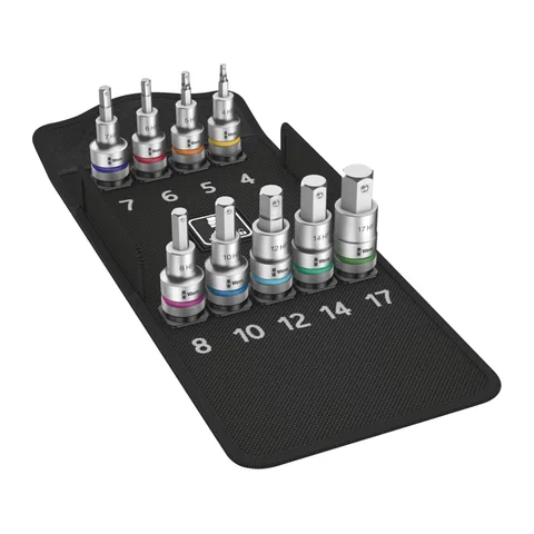 Bộ Khẩu Wera Zyklop 8740 C HF 1 - Đầu Khẩu 1/2" Lục Giác Ngoài Có Bi Chống Rơi Ốc - 004201