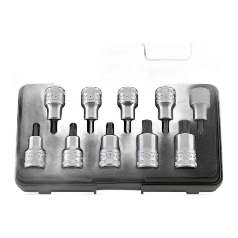 Bộ Đầu Khẩu Hoa Thị Có Lỗ 1/2" 10 Chi Tiết