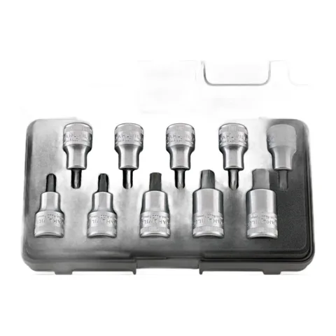 Bộ Đầu Khẩu Hoa Thị Stahlwille 1/2" 10 Chi Tiết
