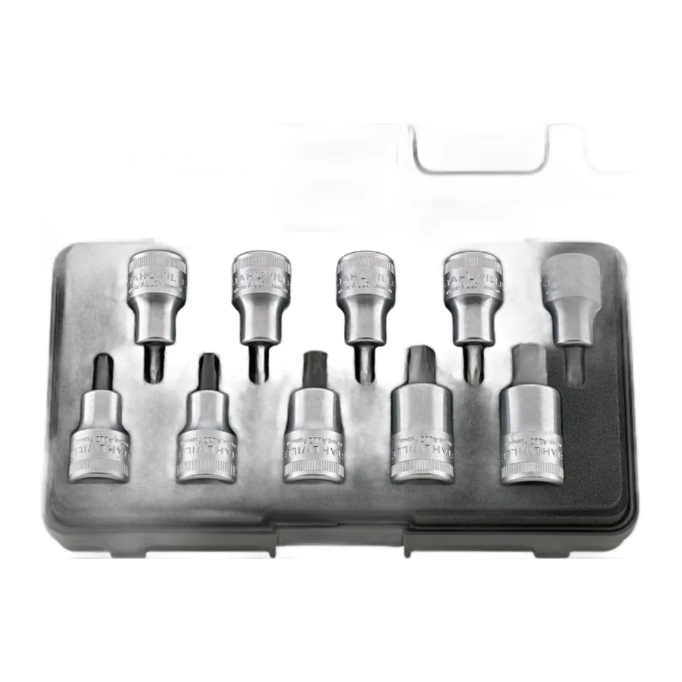 Bộ Đầu Khẩu Hoa Thị Stahlwille 1/2" 10 Chi Tiết