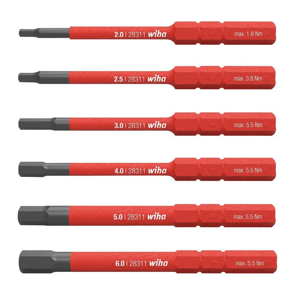 Bộ đầu vít lục giác cách điện 1000V Wiha – 42214
