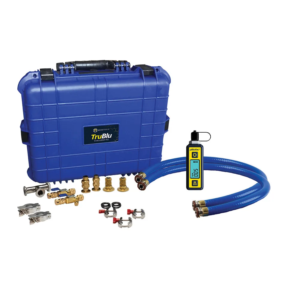 Bộ dây hút chân không Accutools TB-ADV-MICRO TruBlu Advanced kèm đồng hồ BluVac+ Micro