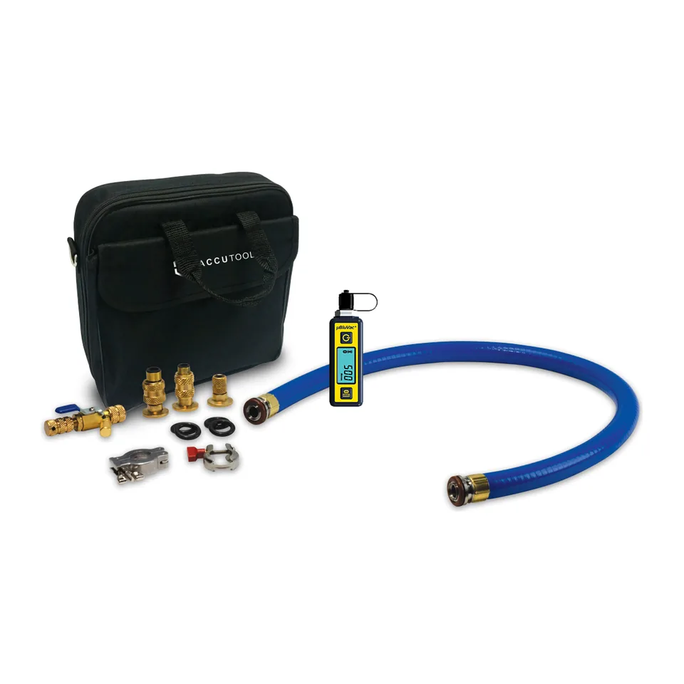 Bộ dây hút chân không Accutools TB-XL-MICRO TruBlu Starter XL kèm đồng hồ BluVac+ Micro