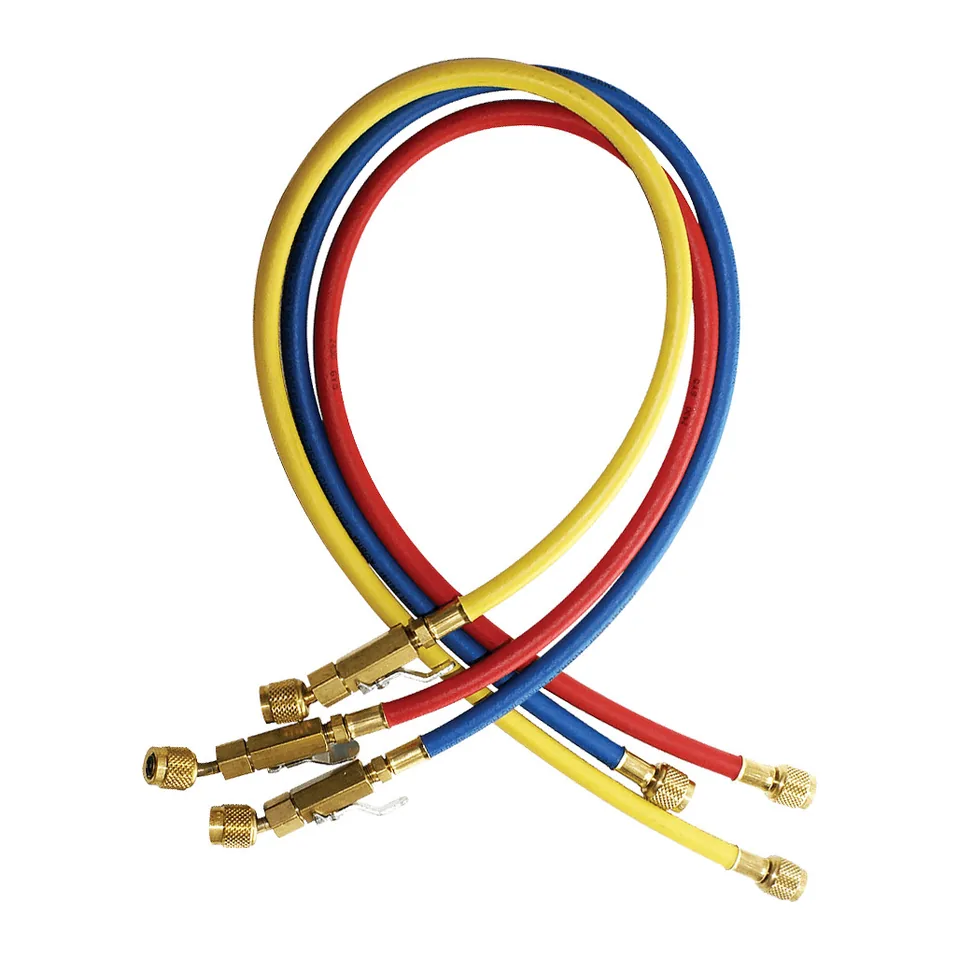 Bộ dây nạp gas van bi JB Industries KOBRA CCLBV-A2L-60 dài 60", đầu nối A2L, 1/4" x 1/4"