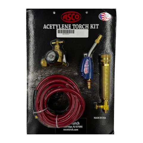 Bộ đèn khò hàn acetylene tự bật lửa ASCO AKJ5SSL kèm đầu Jet #5