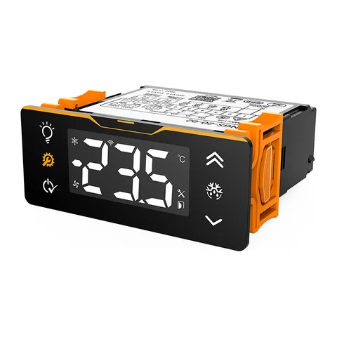 Bộ điều khiển điện tử Elitech NGS-20 cấu hình qua NFC, Bluetooth, WiFi, màn hình LED, mặt trước IP65