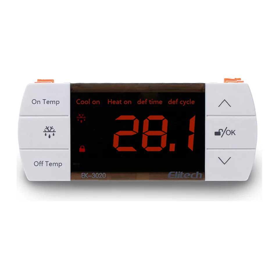 Bộ điều khiển nhiệt độ điện tử Elitech EK-3020 110V kết nối mạng, 2 đầu dò, 3 ngõ ra, cổng TTL Modbus