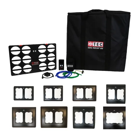 Bộ đo lưu lượng gió Digital TrueFlow Solution TEC Minneapolis bản đầy đủ: lưới, đồng hồ DG-8 và 8 tấm adapter