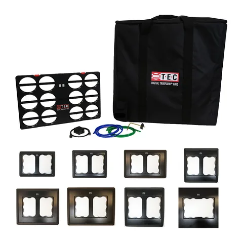 Bộ đo lưu lượng gió Digital TrueFlow Solution TEC Minneapolis bản đầy đủ: lưới và 8 tấm adapter, không kèm đồng hồ