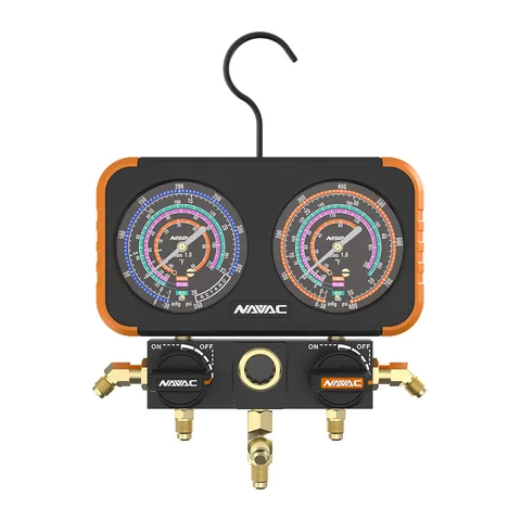 Bộ đồng hồ nạp gas NAVAC N2A4D Pro Plus cho R-22, R-410A, R-404A