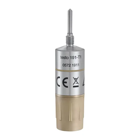 Bộ ghi dữ liệu nhiệt độ với đầu dò ngắn và cố định testo 191-T1