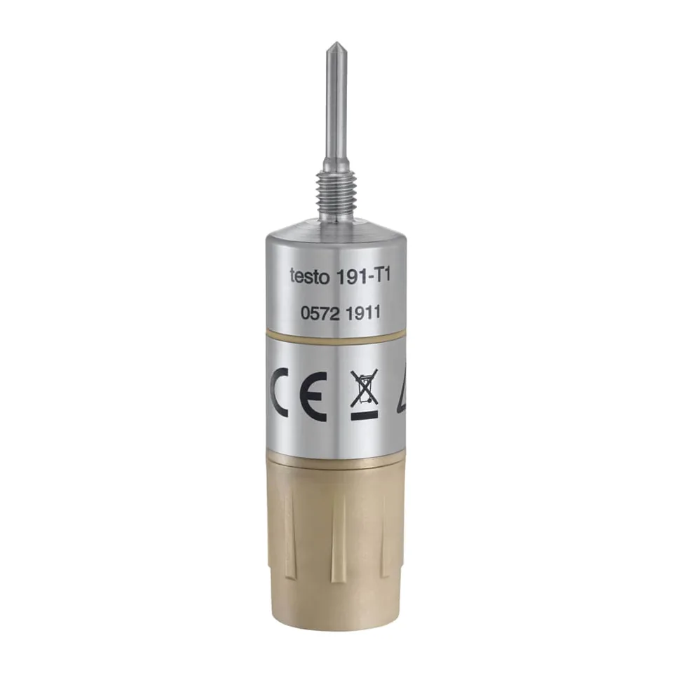 Bộ ghi dữ liệu nhiệt độ với đầu dò ngắn và cố định testo 191-T1
