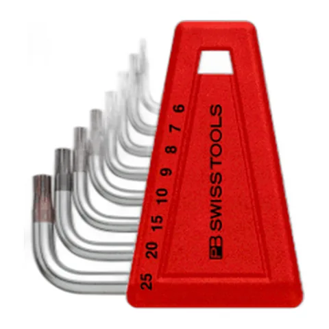 Bộ Hoa Thị Có Lỗ PB Swiss Tools 411.BH 6-25 Torx Kích Cỡ T6-25