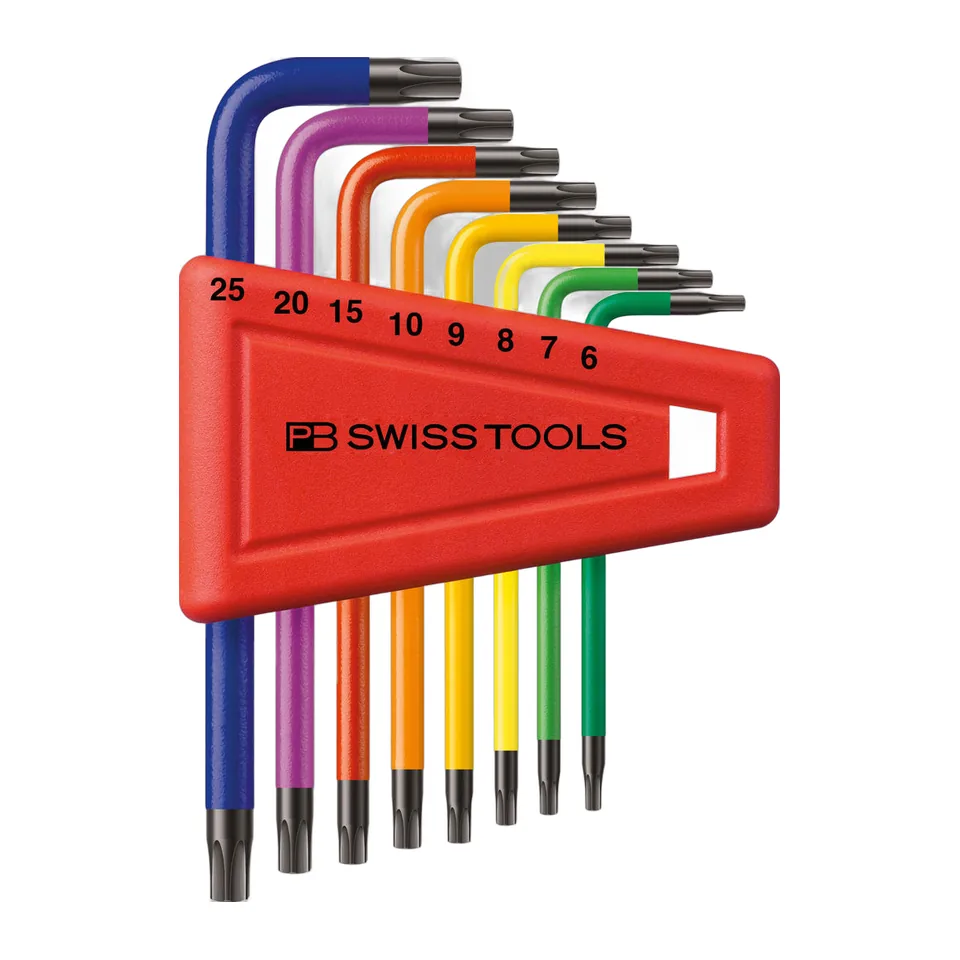 Bộ Hoa Thị Ngắn PB Swiss Tools Rainbow 410.H 6-25 RB CN