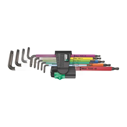 Bộ Hoa Thị Torx Wera 967/9 Multicolour Gồm 9 Chi Tiết 024480
