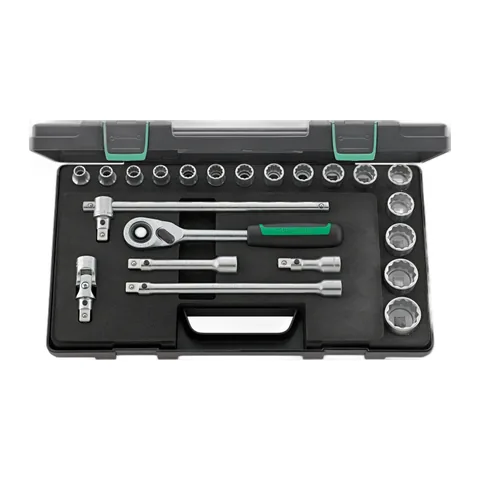 Bộ khẩu Bi-Hexgon 12 Cạnh Stahlwille 96031446 Drive 1/2" Gồm 22 chi tiết