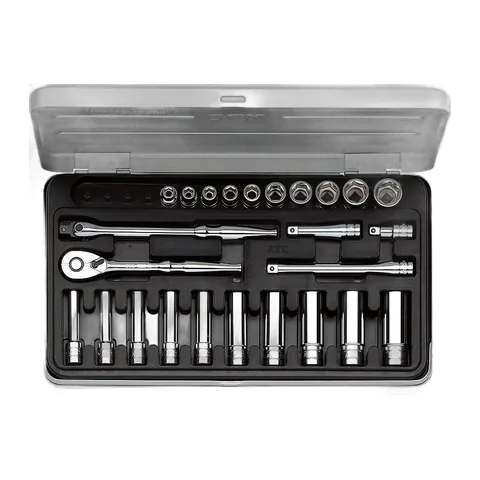 Bộ Khẩu 1/4" KTC TB2X20 Gồm 25 Chi Tiết – Hàng Cao Cấp Nhật Bản