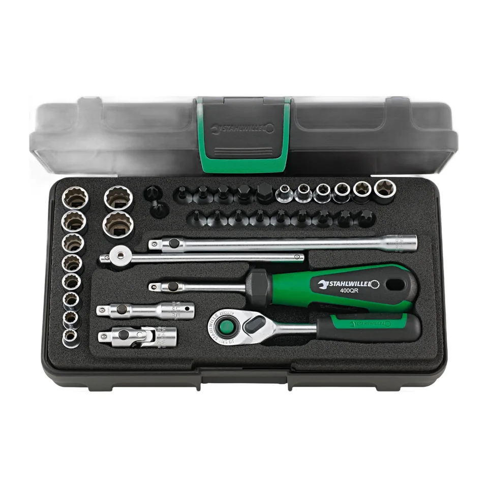 Bộ Khẩu QuickRelease 1/4" Stahlwille Gồm 38 Chi Tiết - Mã sản phẩm 96010120