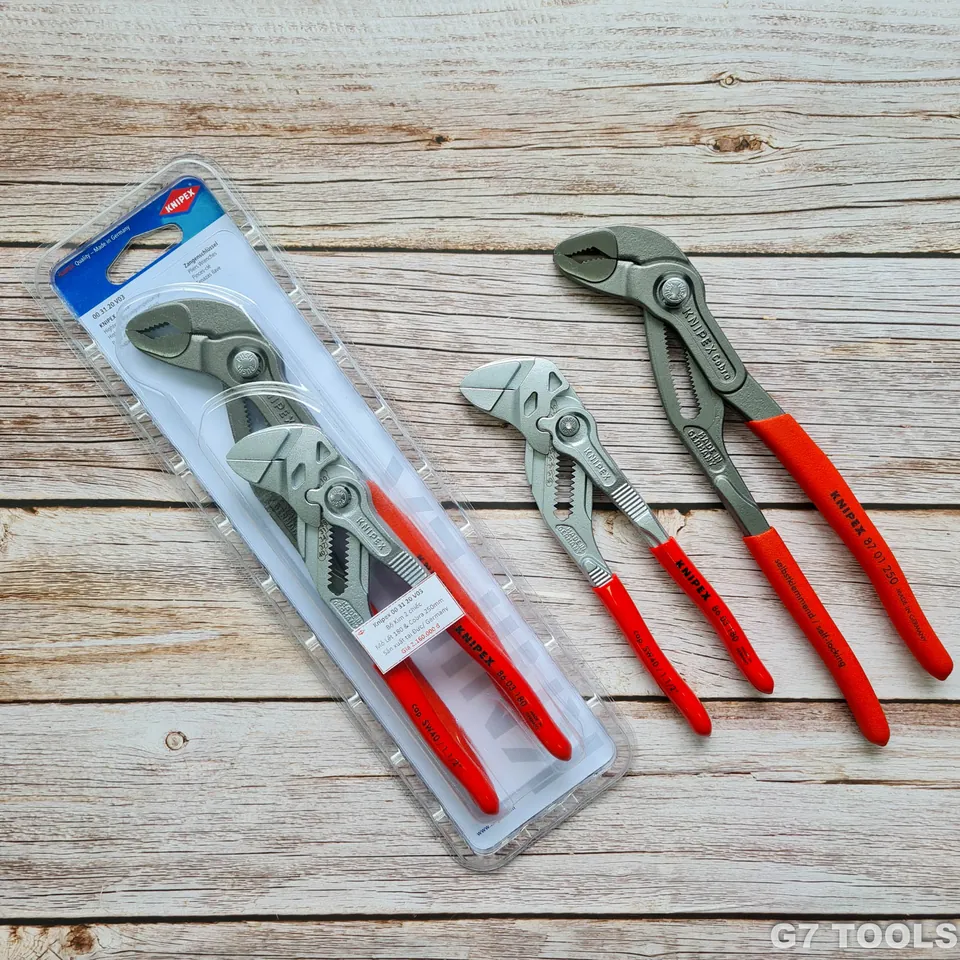 Bộ Kìm Knipex 00 31 20 V03 Gồm 2 Cây 86 03 180, 87 01 250