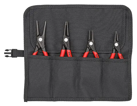 Bộ Kìm Phe Mũi Gài Knipex 00 19 57 Gồm 4 Chiếc Mũi Thẳng Trong Túi Vải