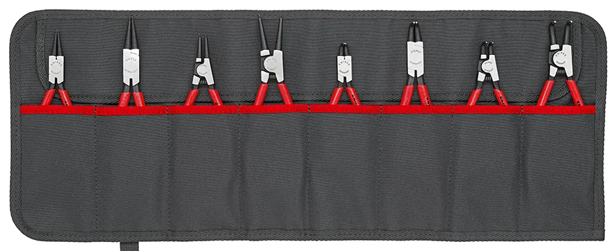 Bộ Kìm Phe Knipex 00 19 58 V01 Gồm 8 Chi Tiết Trong Túi Cuộn Bằng Vải Polyester