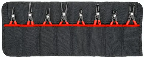 Knipex 00 19 58 V02 - Bộ Kìm Phe Mũi Chính Xác Gồm 8 Chi Tiết Trong Túi Cuộn
