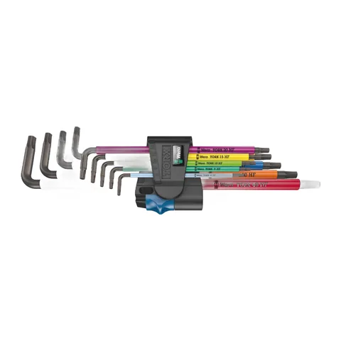 Bộ Hoa Thị Torx Wera 024470 967/9 Multicolour 9 Chi Tiết Từ T8 - T40