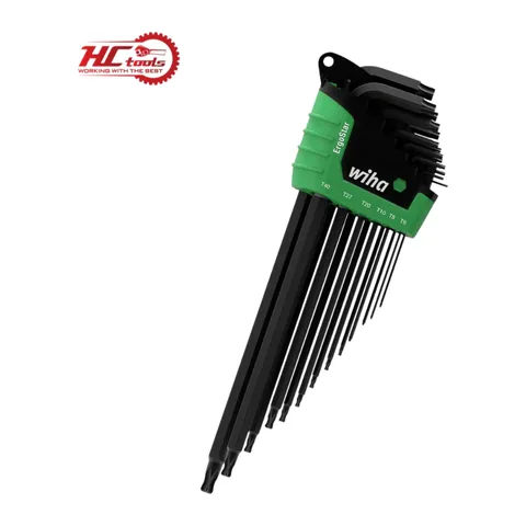 Bộ lục giác sao bi 14 chi tiết T5 – T45 Wiha 43847 Chính Hãng – Made In Germany