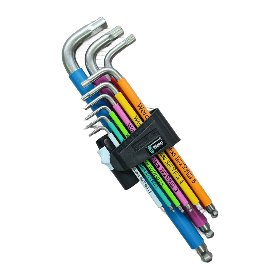 Bộ Lục Giác Wera 3950/9 Hex-Plus Multicolour 05 022669 001 Bằng Thép Không Gỉ