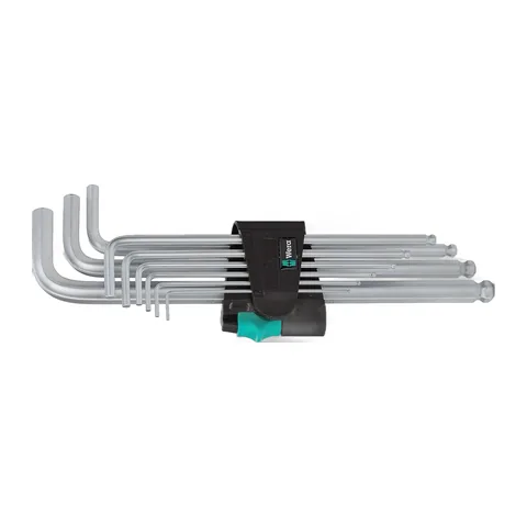 Bộ Lục Giác Wera 950/9 Hex-Plus 1 SB Hệ Mét Mạ Chrome 9 Chi Tiết 073391